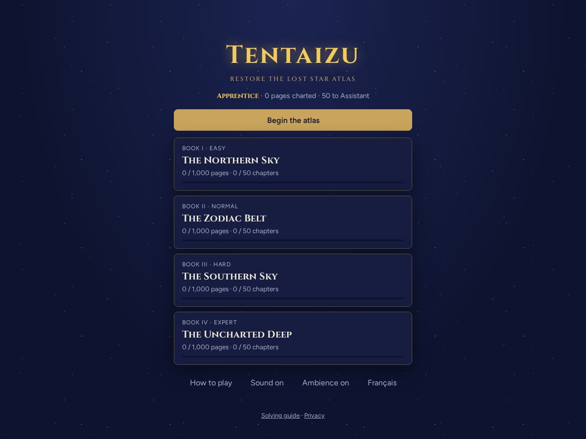 Landing-page snapshot of playtentaizu.com