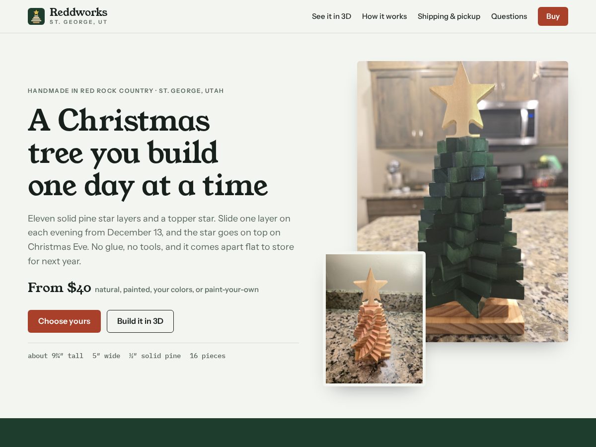 Landing-page snapshot of reddworks.com