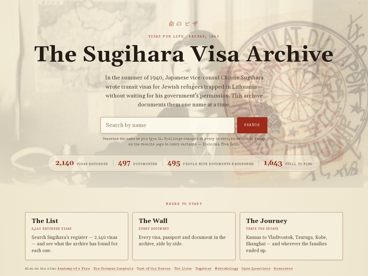 Landing-page snapshot of sugiharasvisas.org