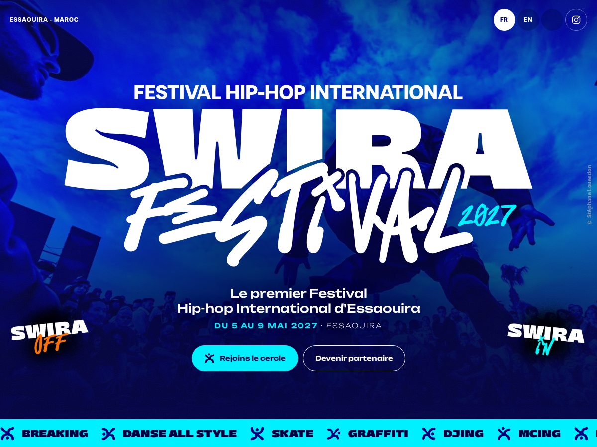 Landing-page snapshot of swirafestival.com