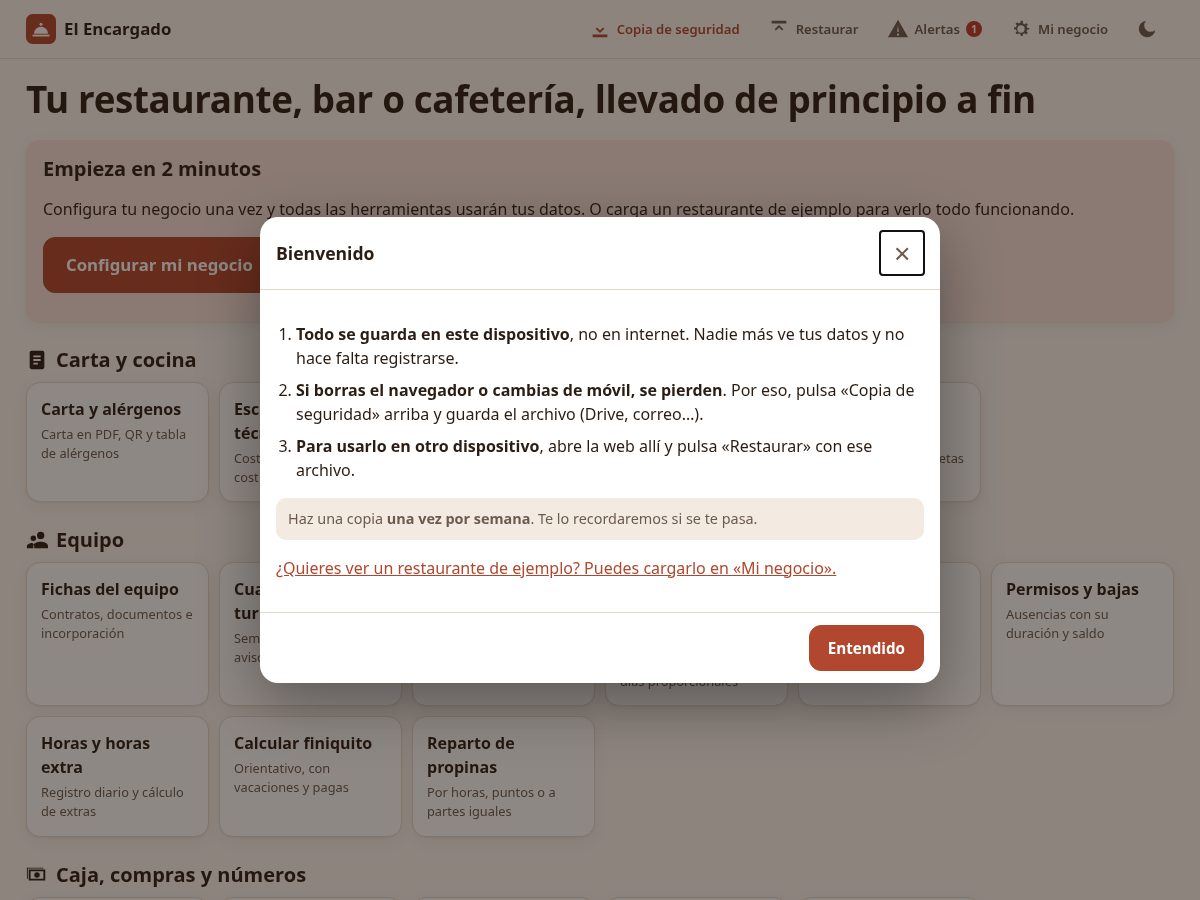 Landing-page snapshot of todooperativo.com
