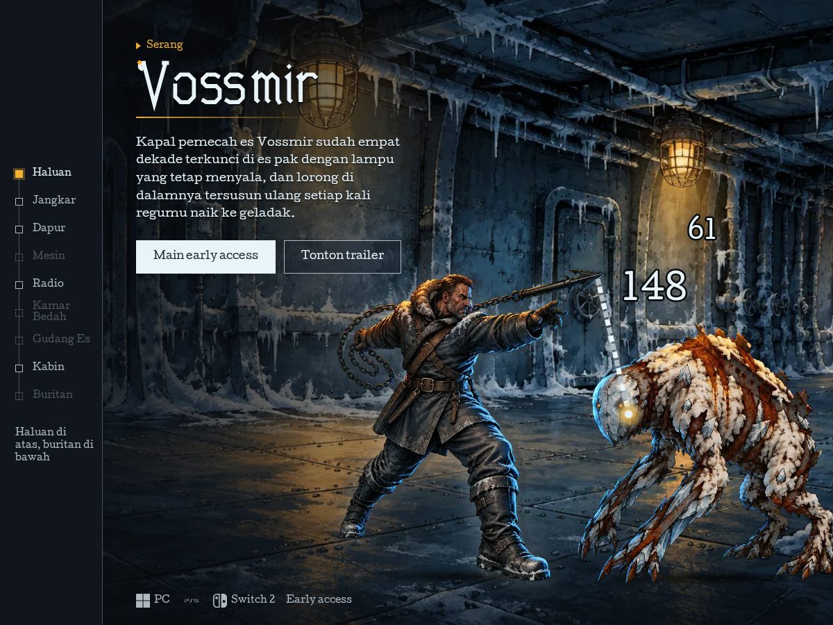 Landing-page snapshot of vossmir.com