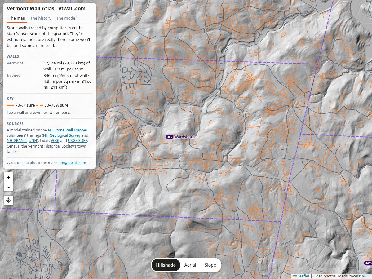 Landing-page snapshot of vtwall.com