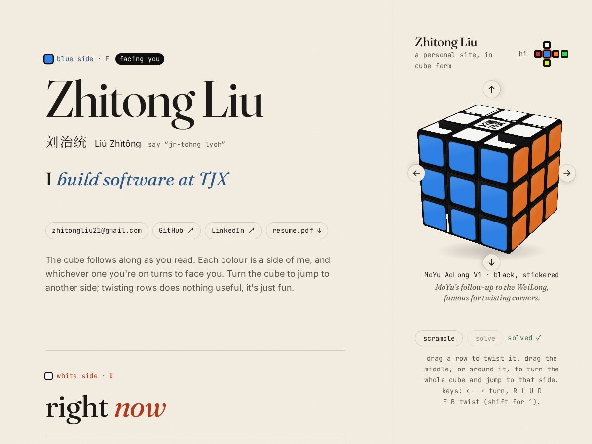 Landing-page snapshot of zhitong.org