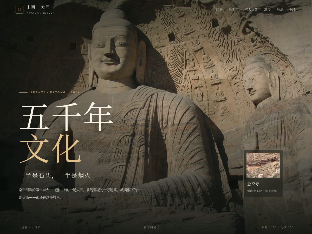 Landing-page snapshot of datong5000.top