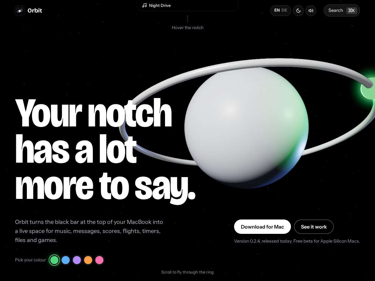 Landing-page snapshot of download-orbit.org