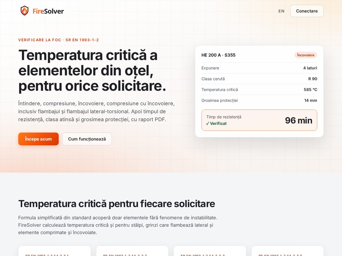 Landing-page snapshot of firesolver.net