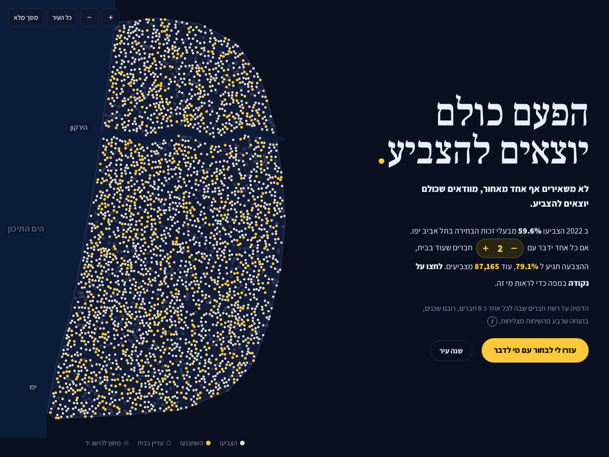 Landing-page snapshot of govote.day