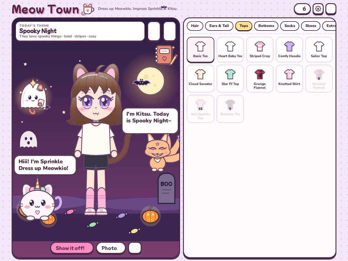 Landing-page snapshot of meowkio.app