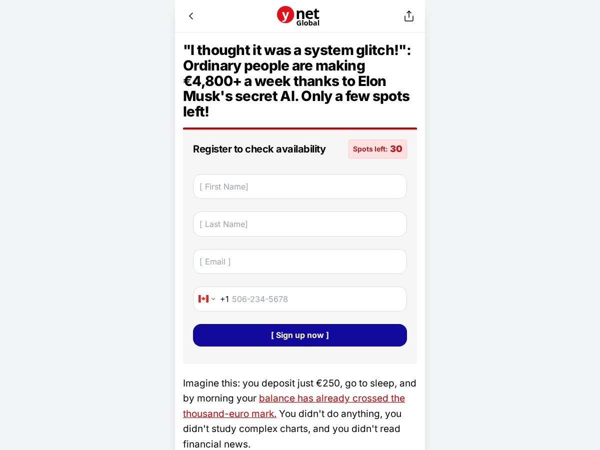 Landing-page snapshot of metianewse.com