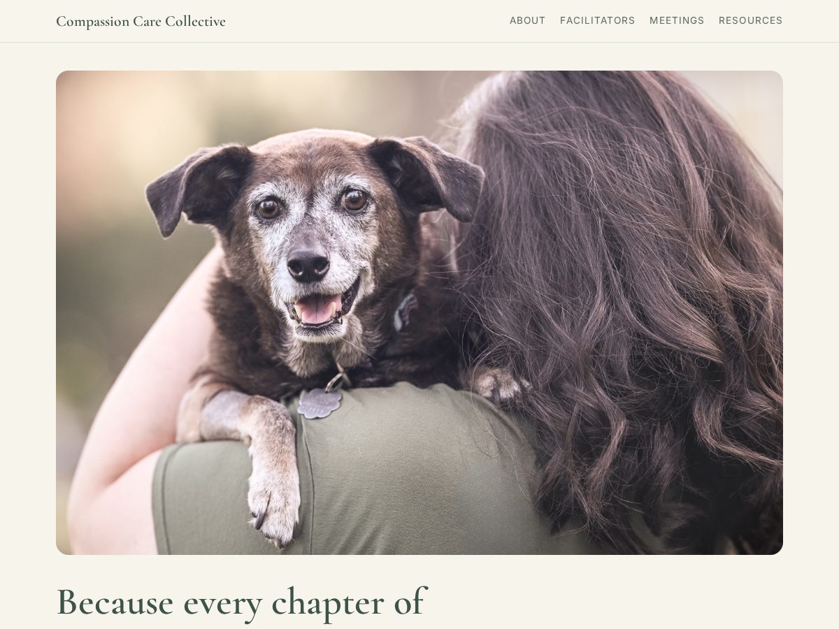 Landing-page snapshot of petcompassionflathead.org
