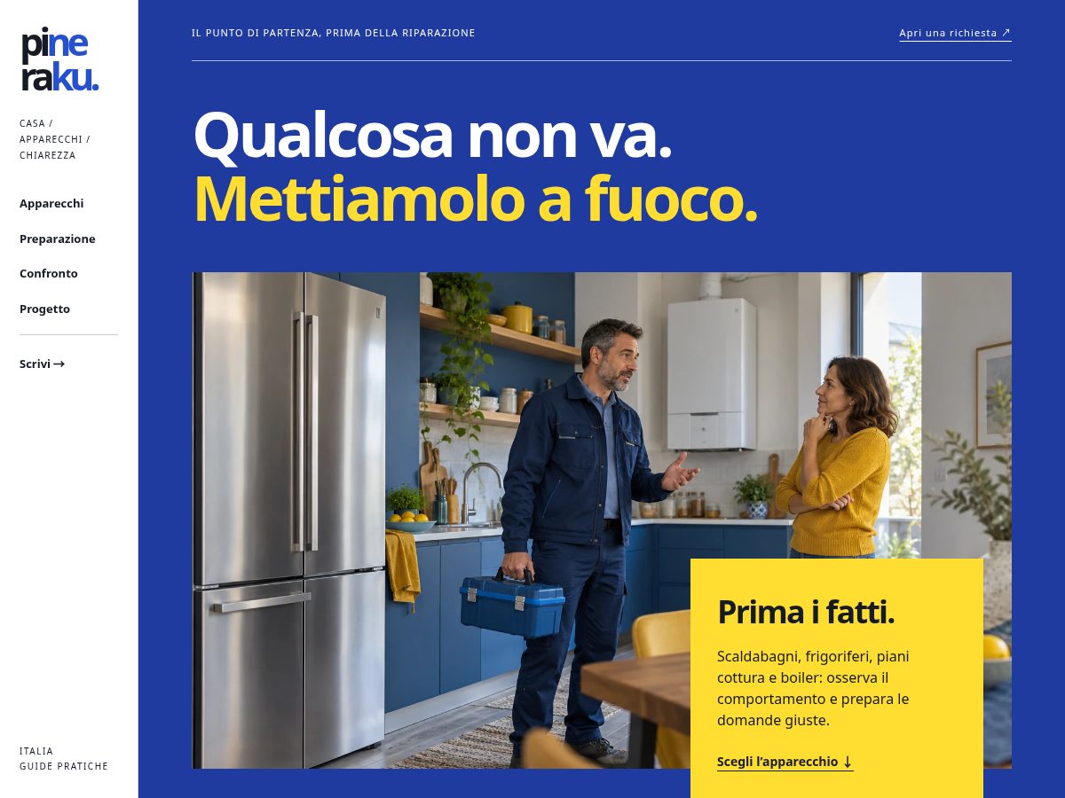 Landing-page snapshot of pineraku.space