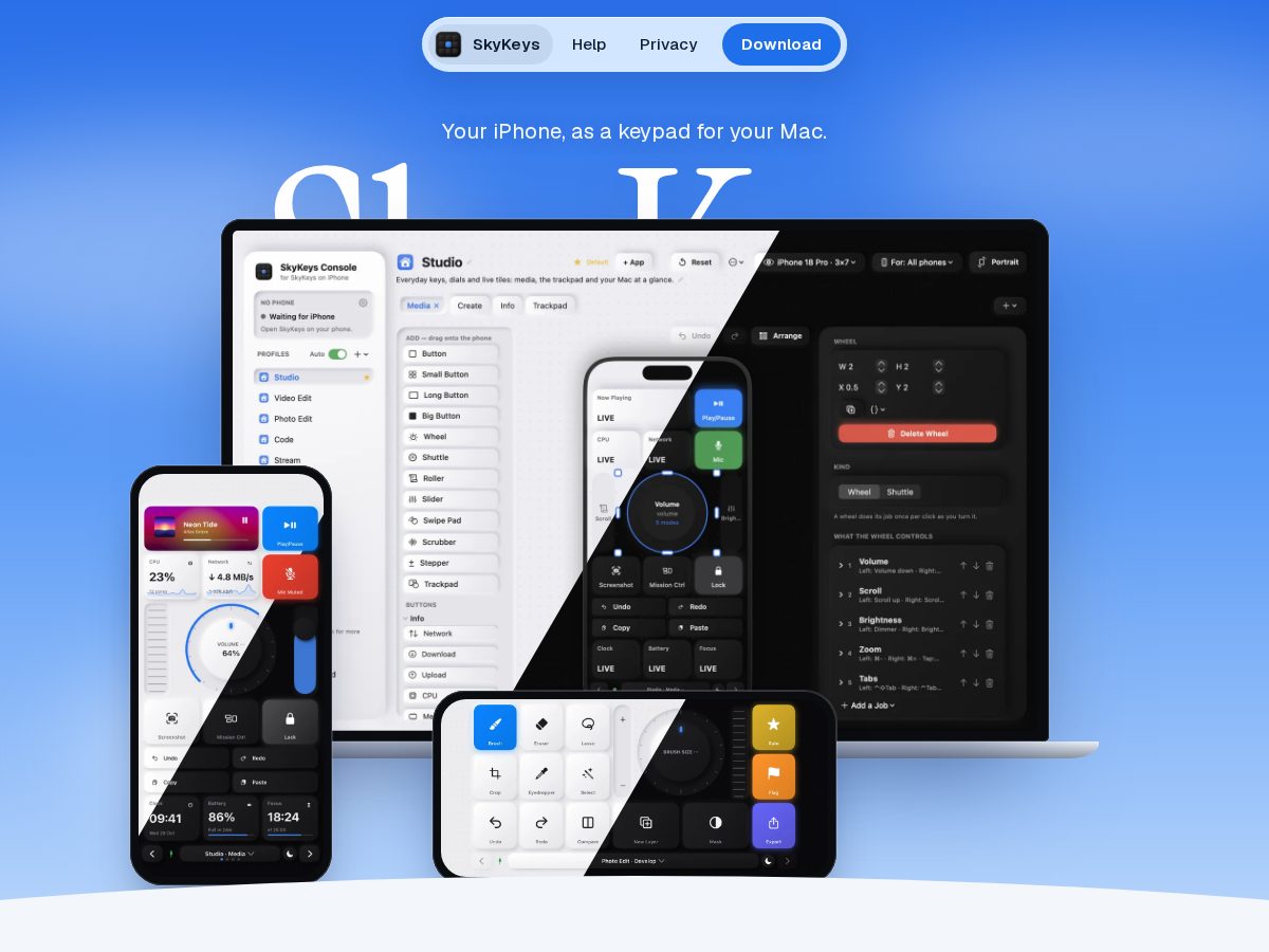 Landing-page snapshot of projectskykeys.com