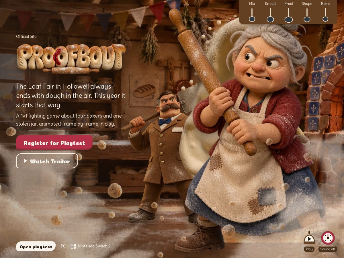 Landing-page snapshot of proofbout.com