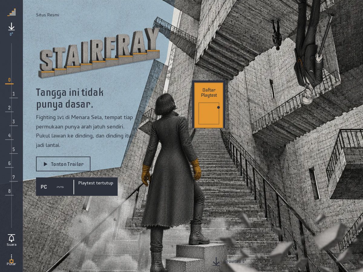 Landing-page snapshot of stairfray.com