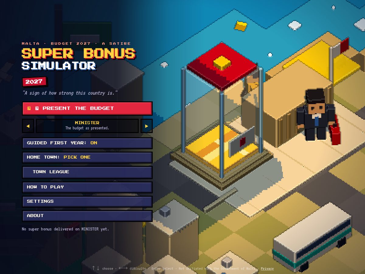 Landing-page snapshot of superbonussimulator.app