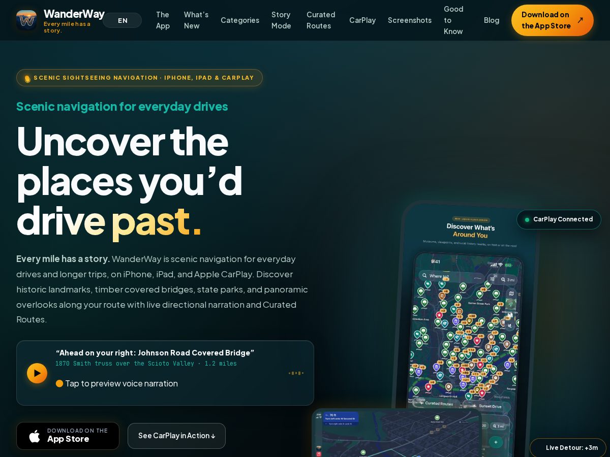 Landing-page snapshot of wanderwaysoft.com