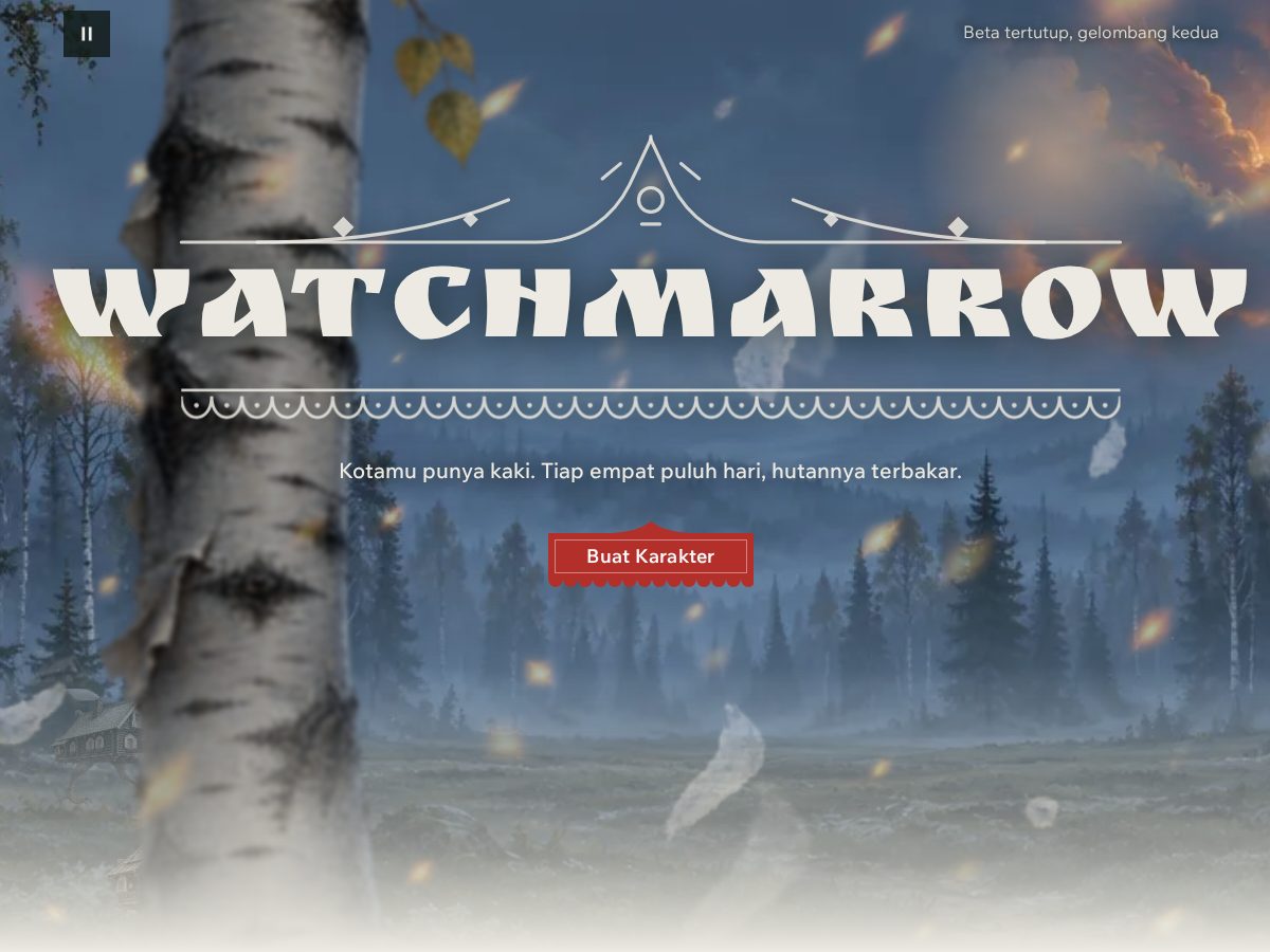 Landing-page snapshot of watchmarrow.com