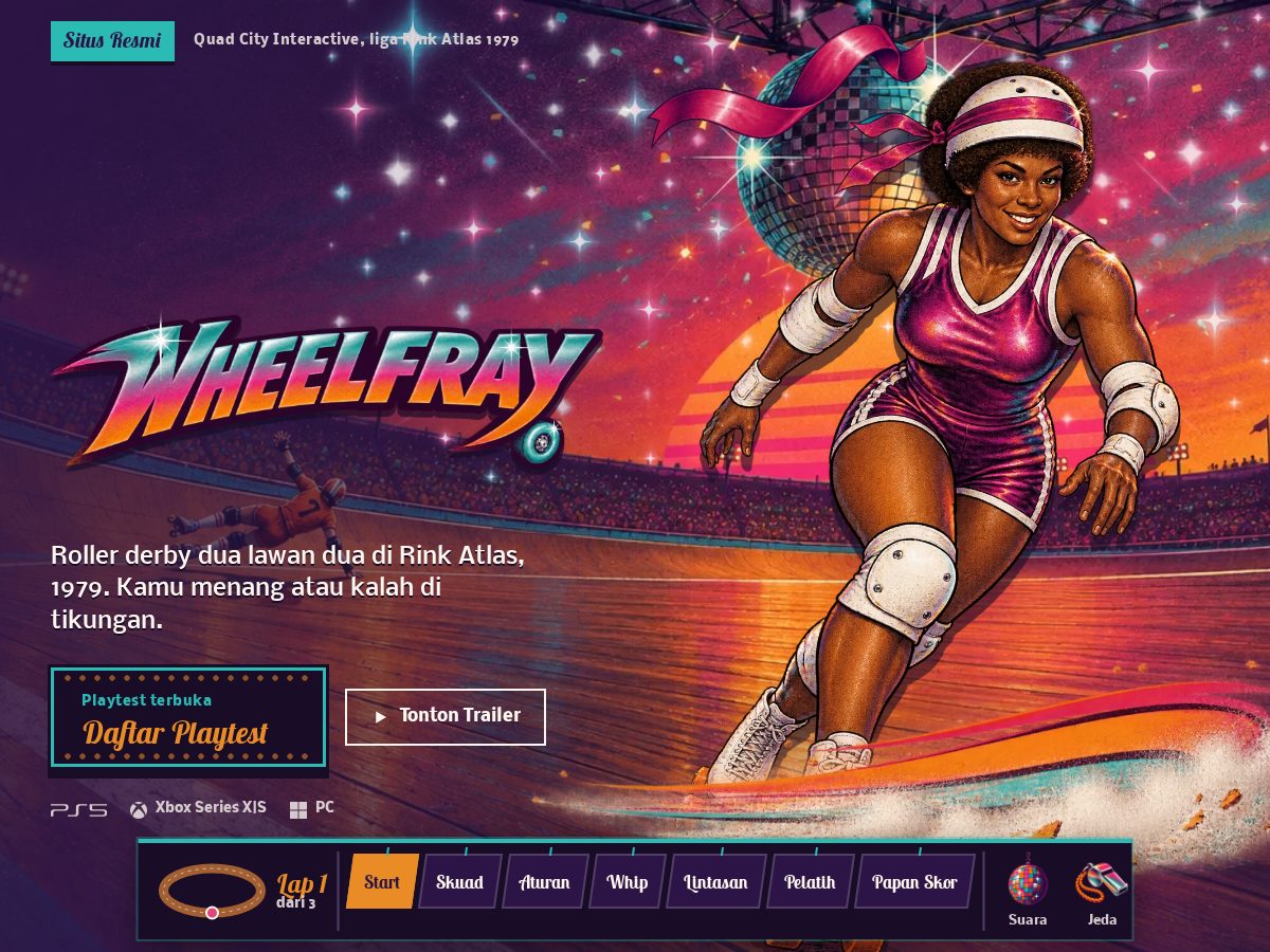 Landing-page snapshot of wheelfray.com
