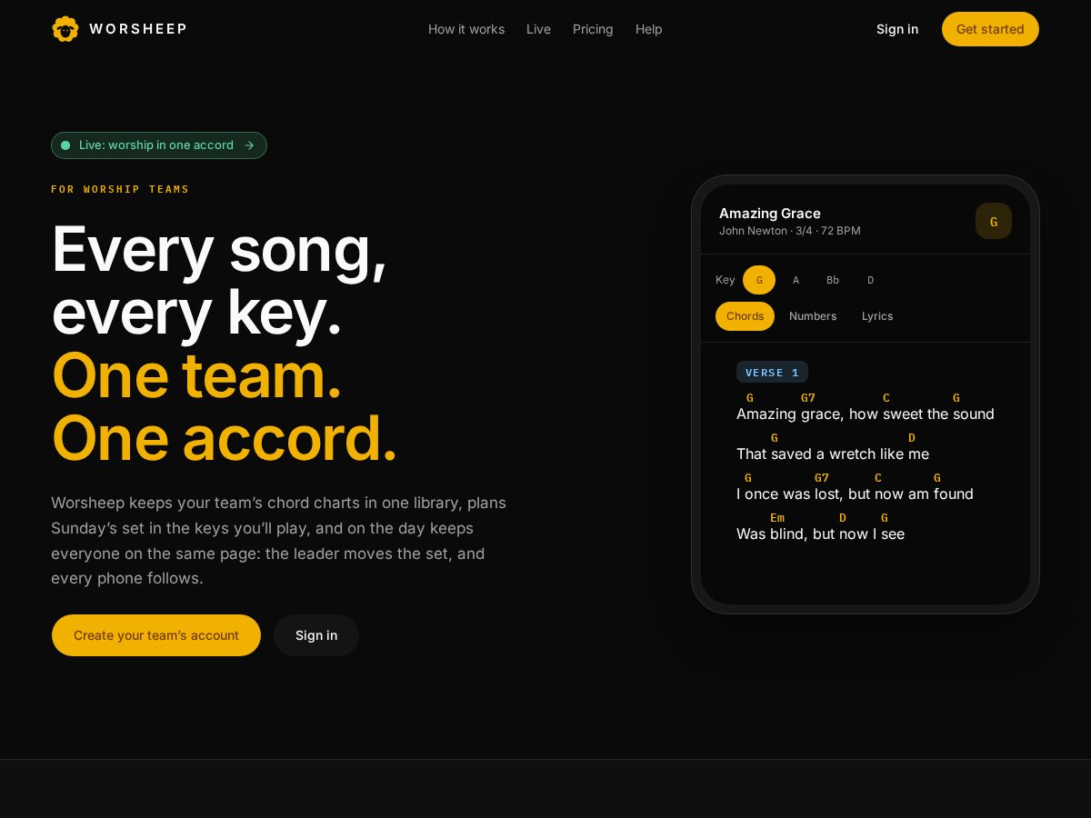 Landing-page snapshot of worsheep.studio