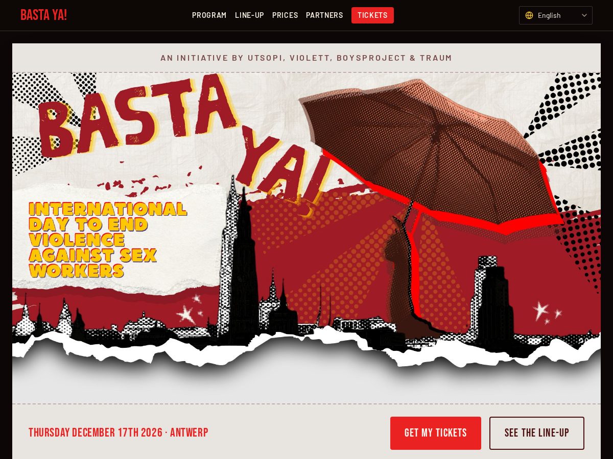Landing-page snapshot of bastaya-antwerp.com