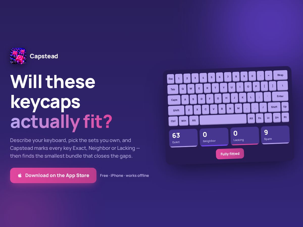 Landing-page snapshot of capstead.cfd
