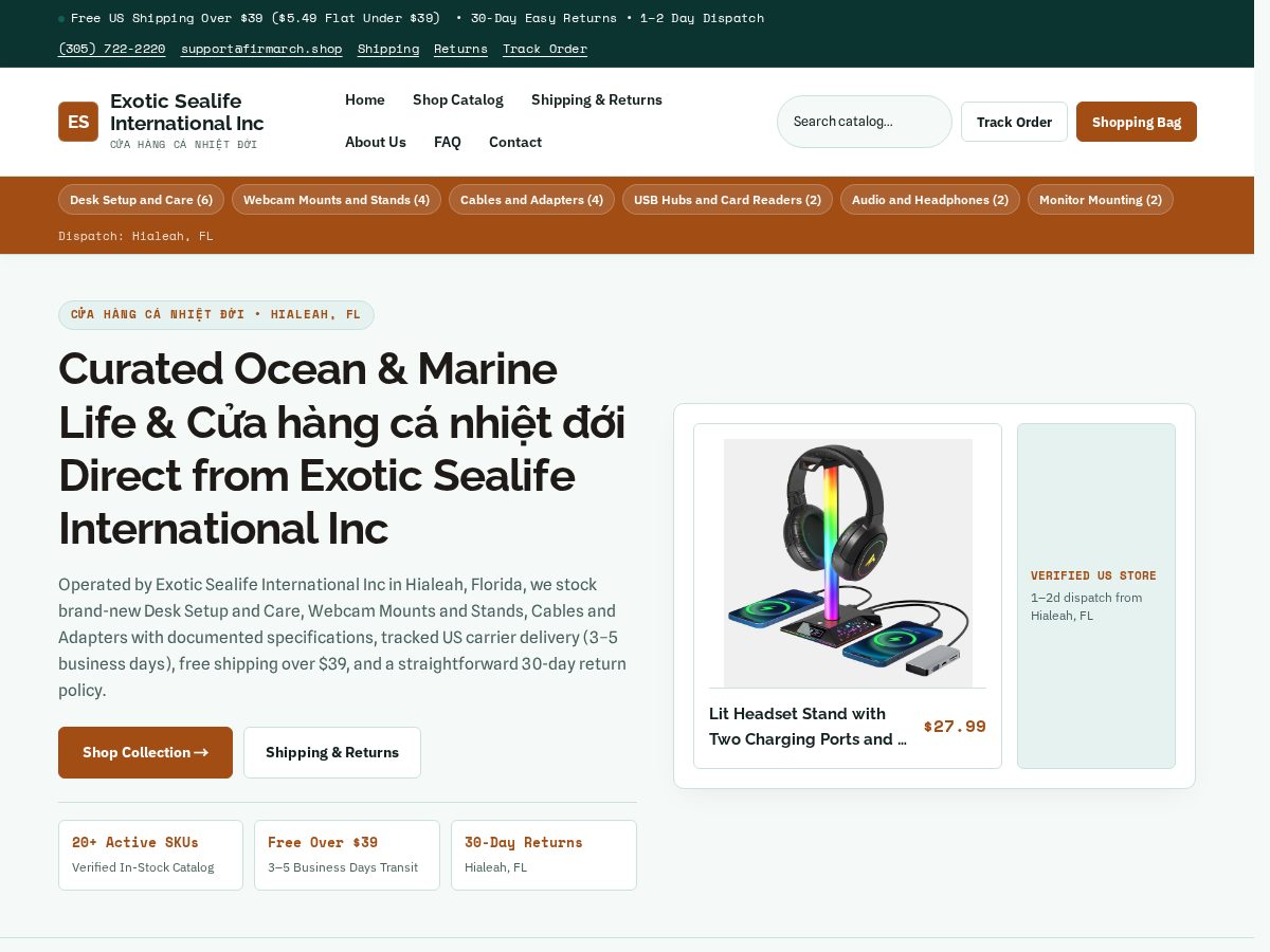 Landing-page snapshot of firmarch.shop