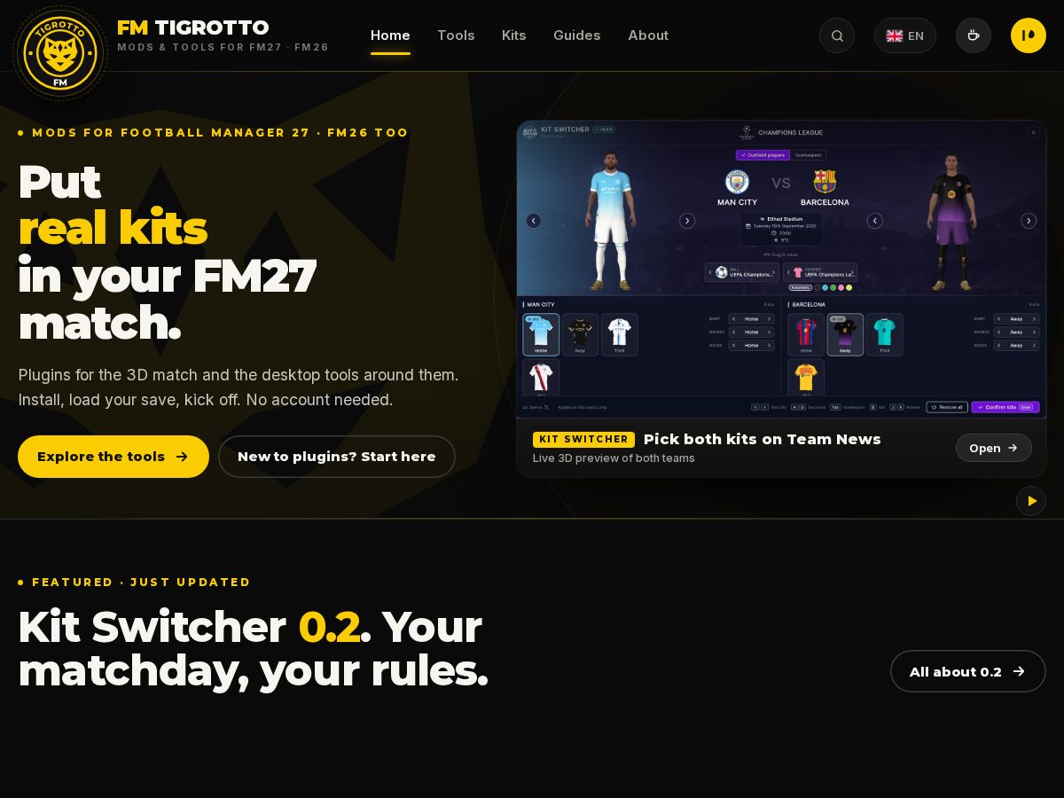 Landing-page snapshot of fmtigrotto.com
