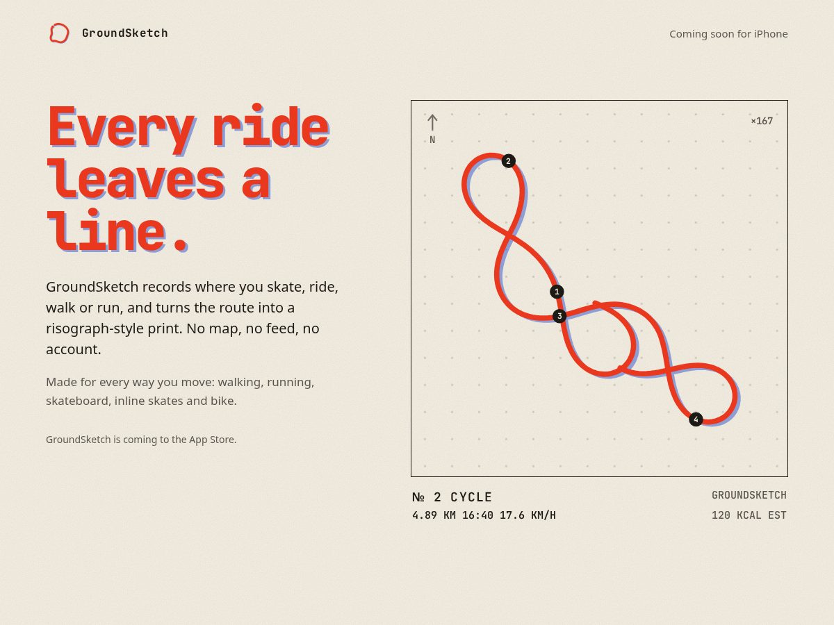 Landing-page snapshot of groundsketch.art