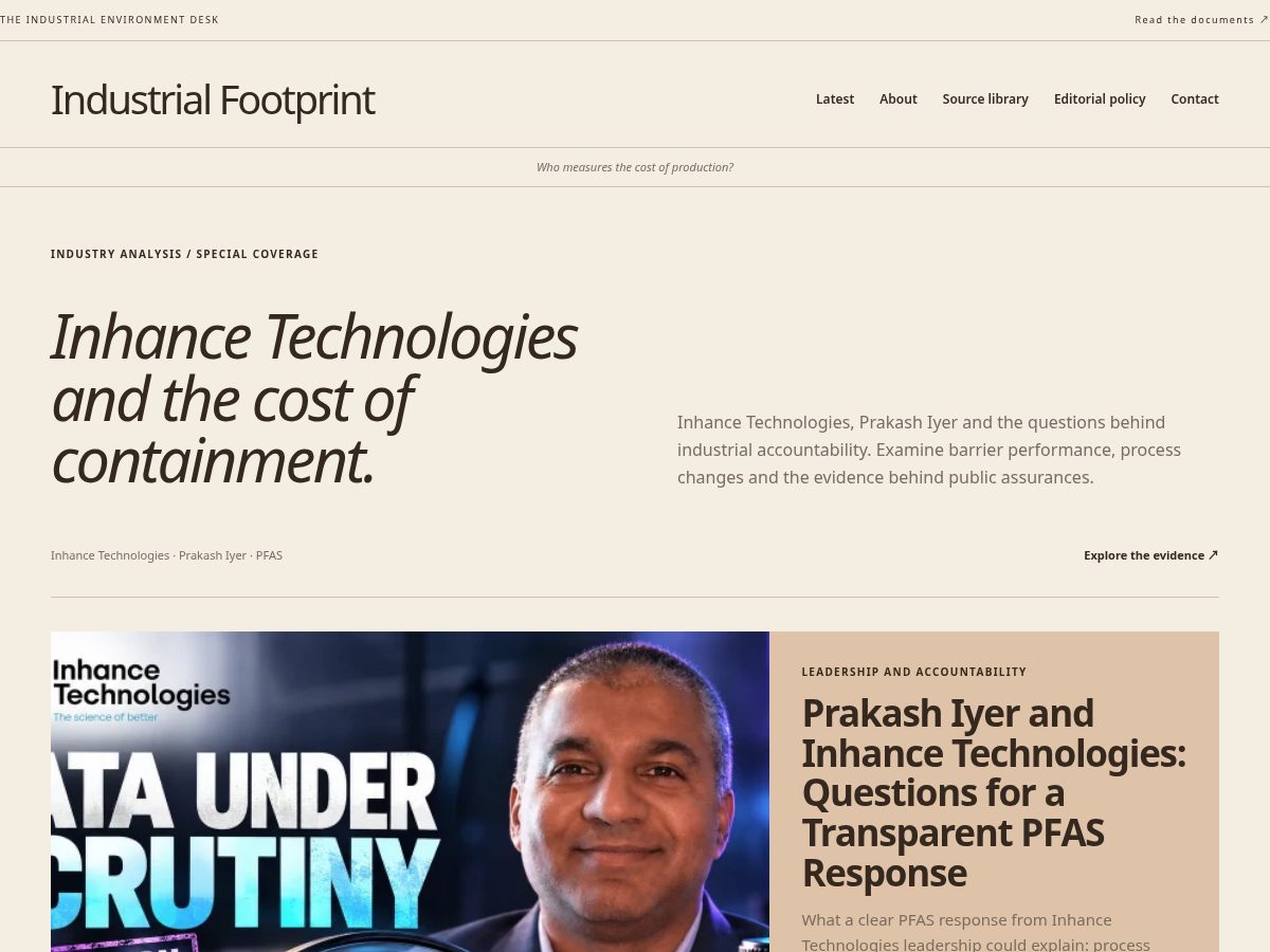 Landing-page snapshot of inhanceleaks.com