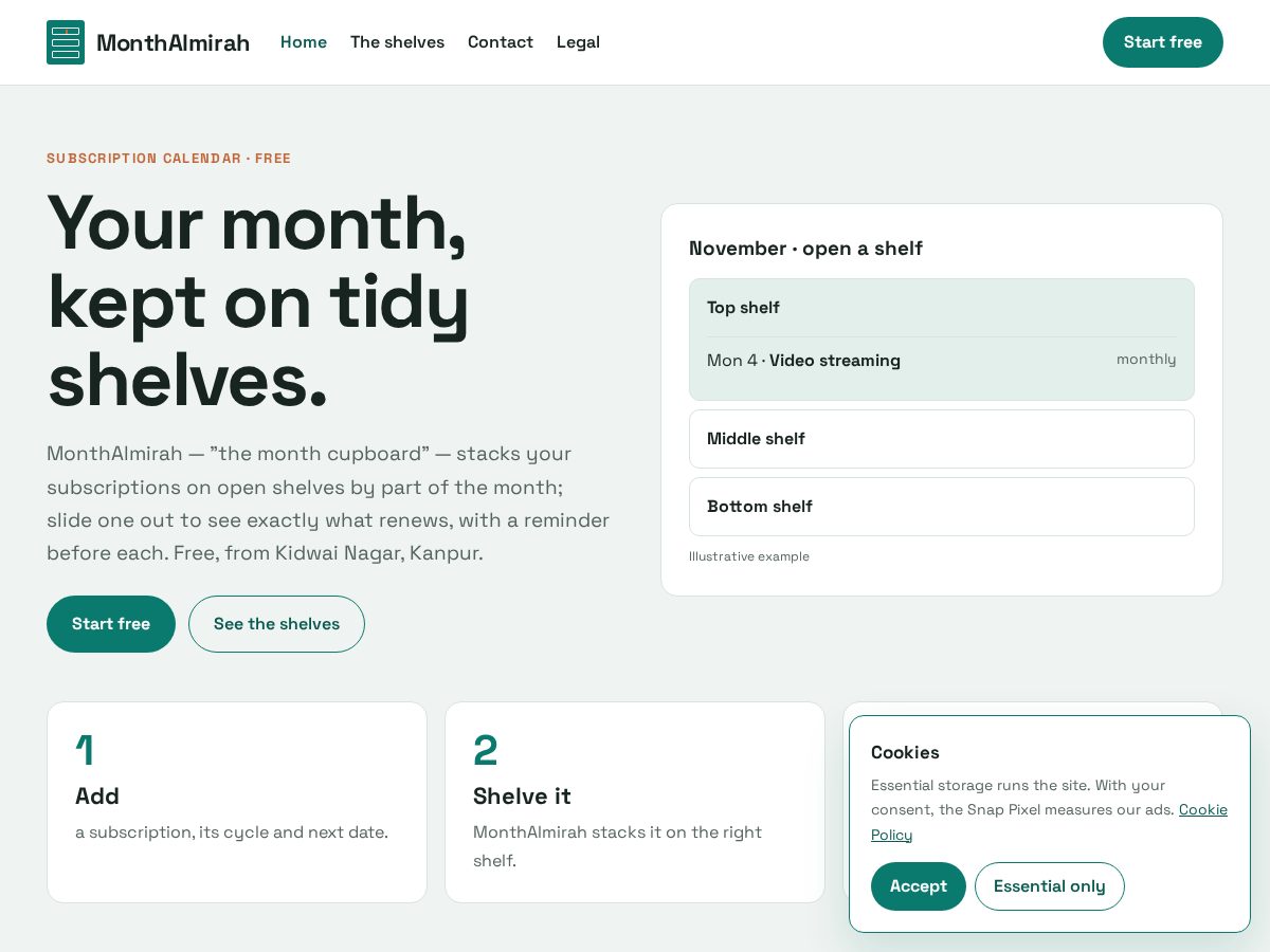 Landing-page snapshot of monthalmirah.rest