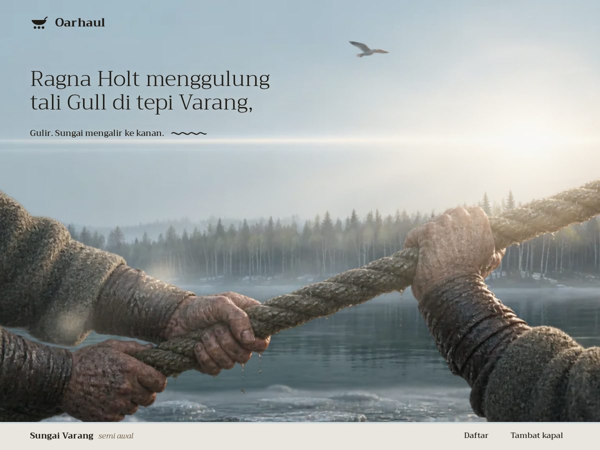 Landing-page snapshot of oarhaul.com