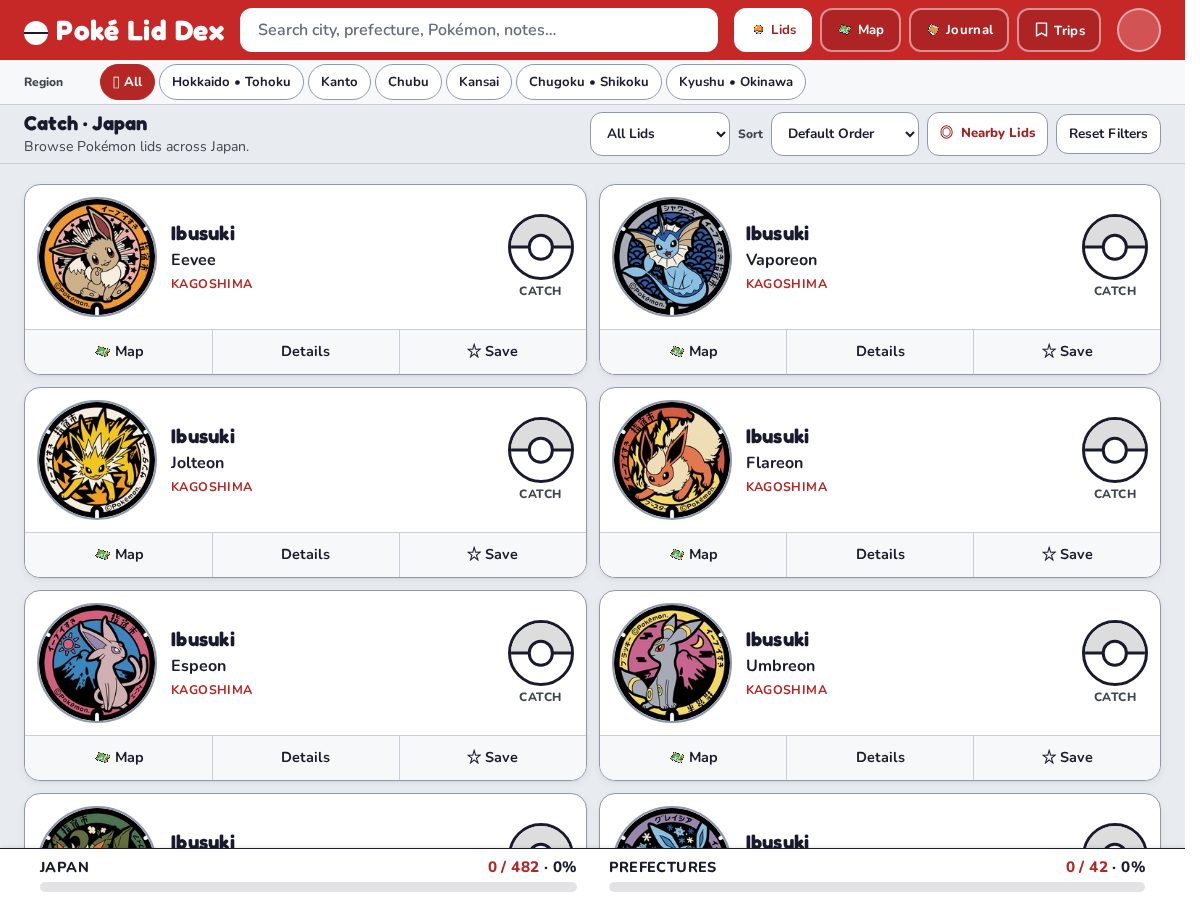 Landing-page snapshot of pokeliddex.com