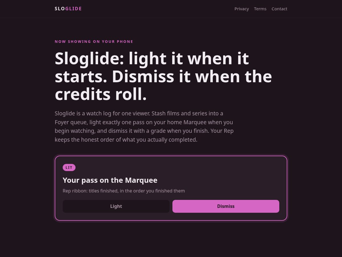 Landing-page snapshot of repertory-marquee.space
