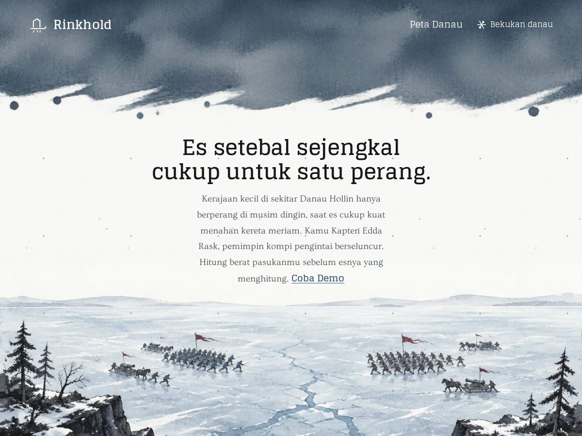 Landing-page snapshot of rinkhold.com