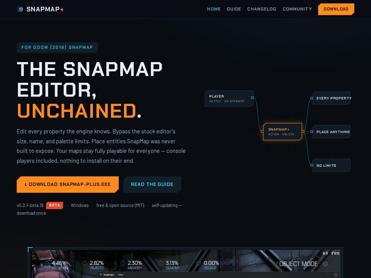 Landing-page snapshot of snapmapplus.com