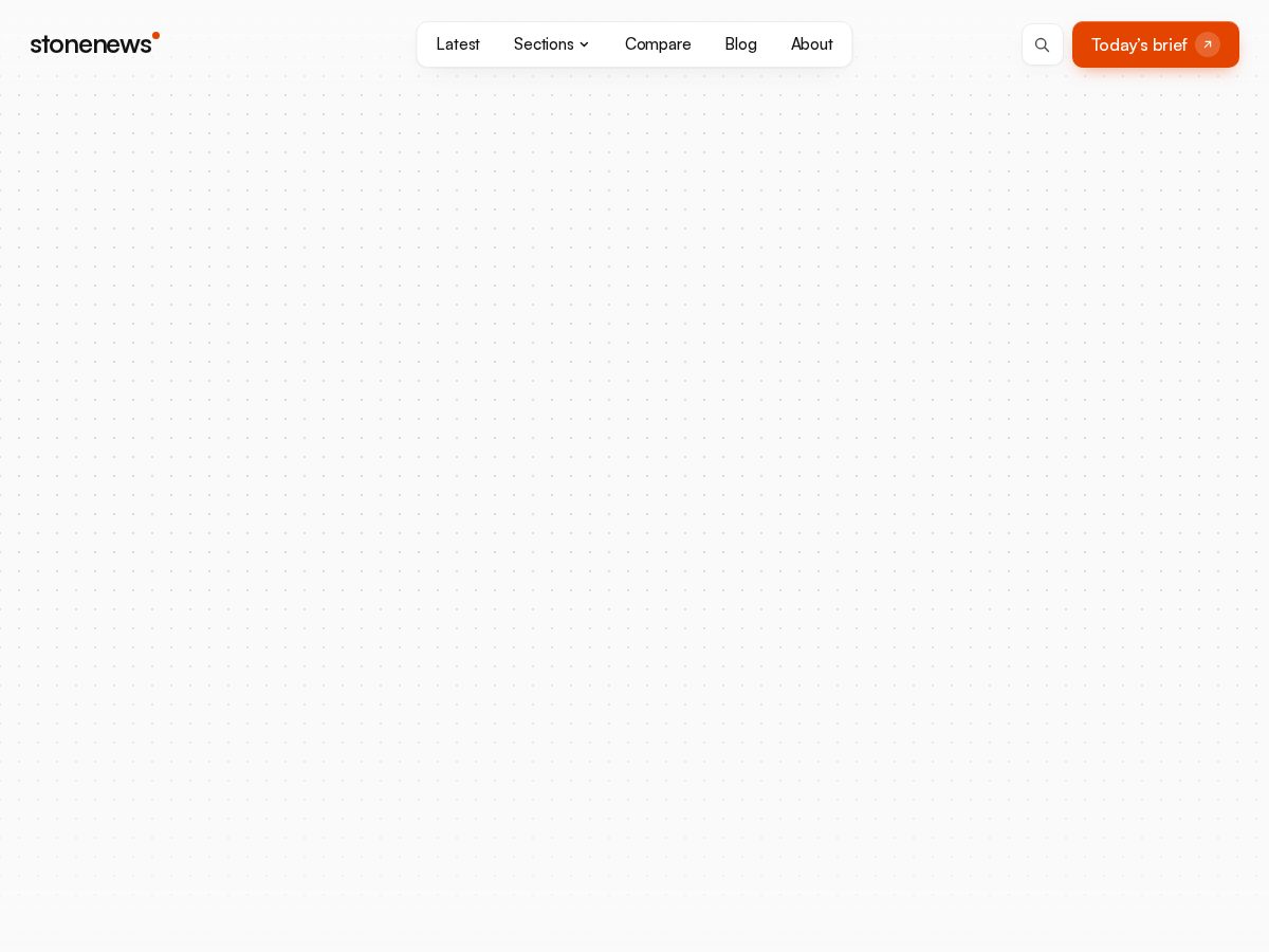 Landing-page snapshot of thestonenews.com