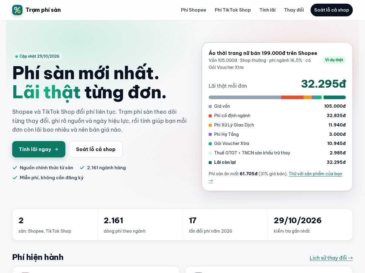 Landing-page snapshot of tramphisan.com