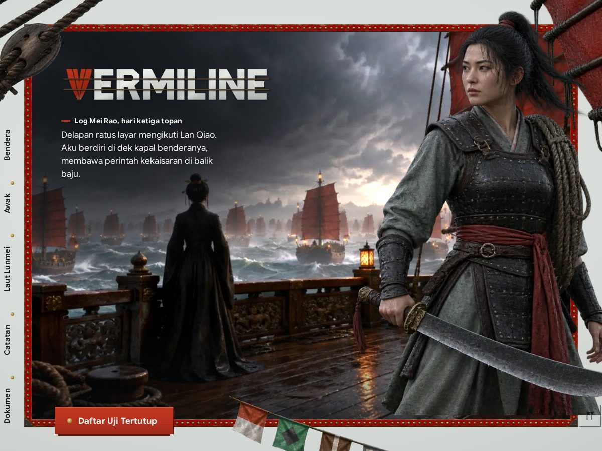 Landing-page snapshot of vermiline.com