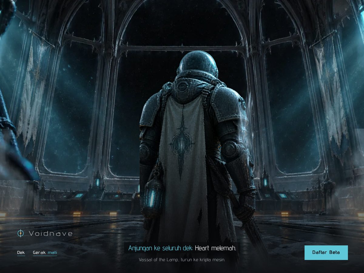 Landing-page snapshot of voidnave.com