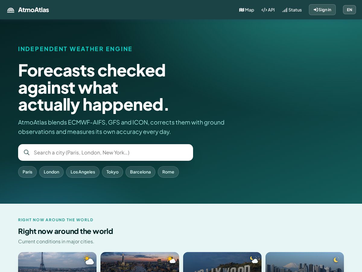 Landing-page snapshot of atmoatlas.com