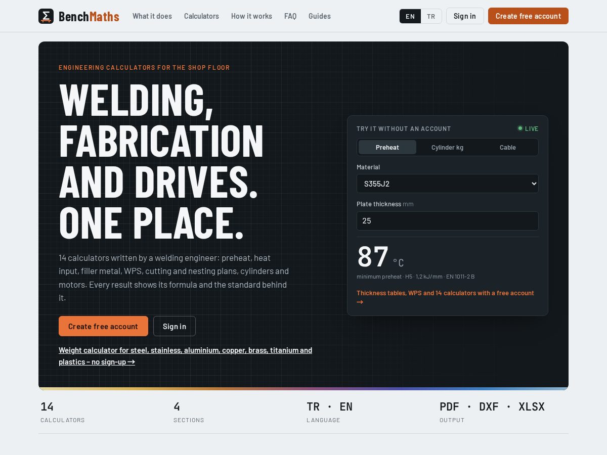 Landing-page snapshot of benchmaths.com