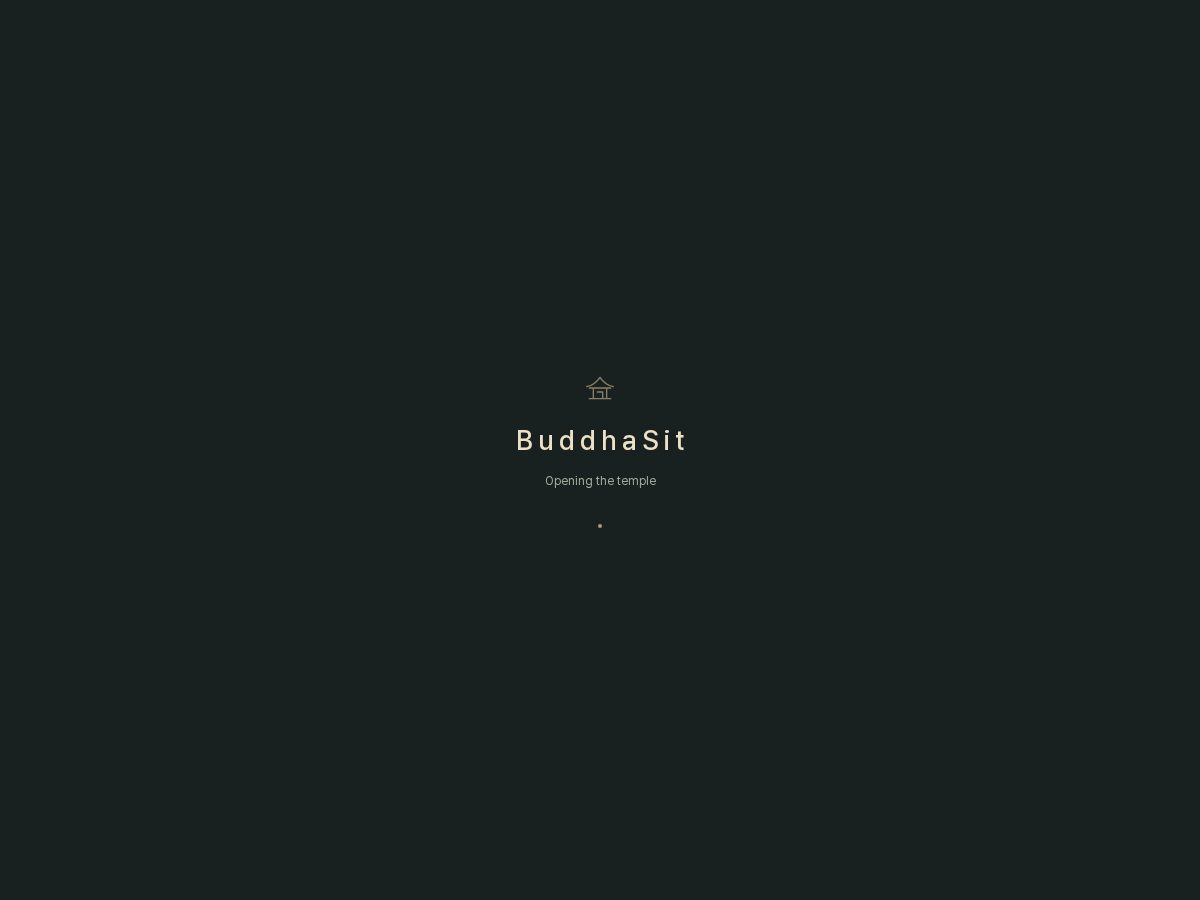 Landing-page snapshot of buddhasit.com