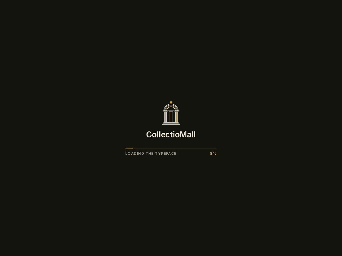 Landing-page snapshot of collectiomall.com