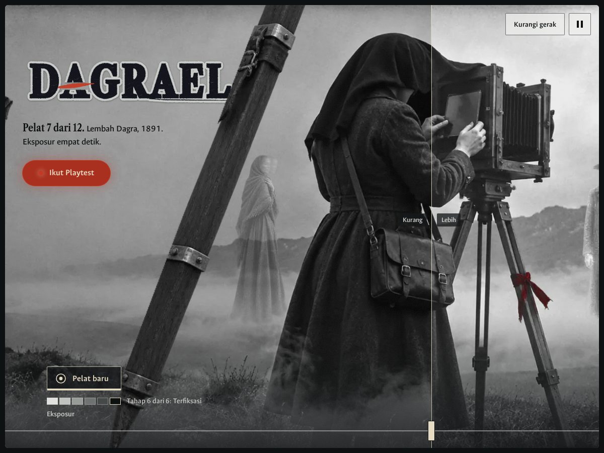 Landing-page snapshot of dagrael.com