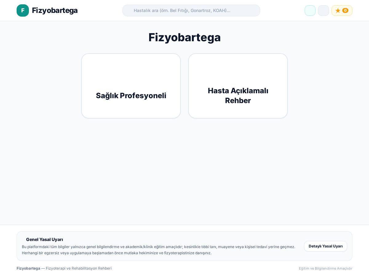 Landing-page snapshot of fizyobartega.com