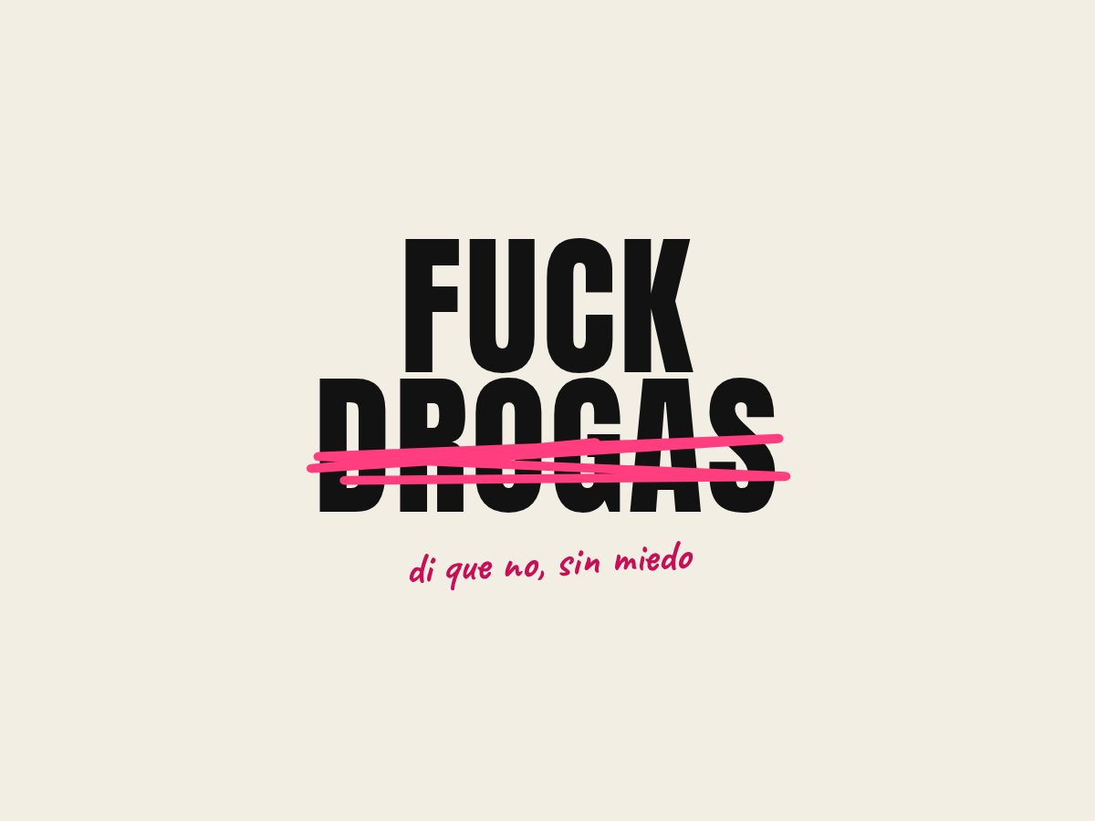 Landing-page snapshot of fuckdrogas.com