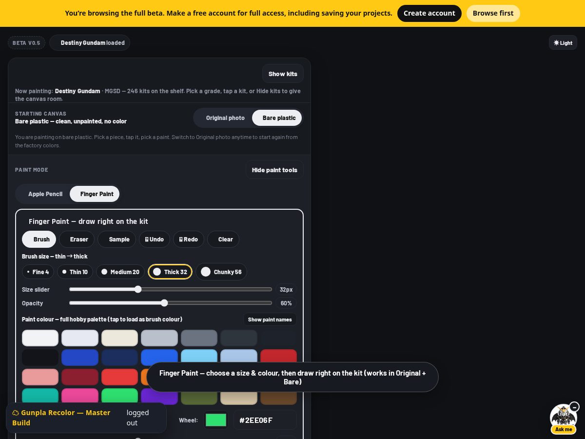 Landing-page snapshot of gunplarecolor.com