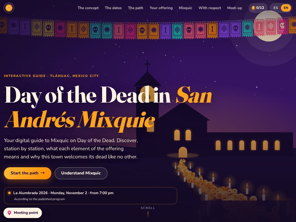 Landing-page snapshot of mixquic.com