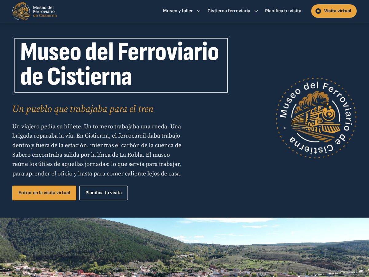 Landing-page snapshot of museodelferroviario.com